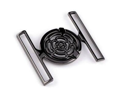 Kovové zapínání / spona šíře průvleku 50 mm{% if variant.name %} – 2 nikl černý{% endif %}