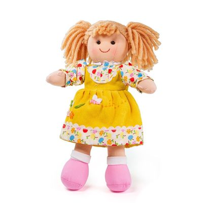 Bigjigs Toys Látková panenka Daisy 28 cm{% if product.brand.name %} – BigJigs{% endif %}
