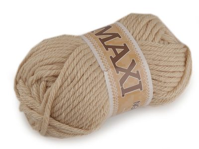 Pletací příze Jumbo MAXI 100 g{% if variant.name %} – 2 (1113) béžová světlá{% endif %}