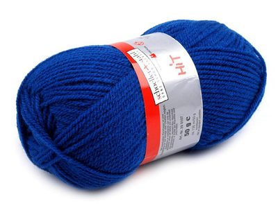 Hit Pletací příze 50 g{% if variant.name %} – 3 (0010) modrá královská{% endif %}