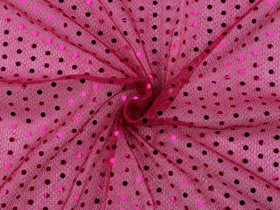 Tyl dekorační lurexový s flitry METRÁŽ šíře 100 cm{% if variant.name %} – 4 pink{% endif %}