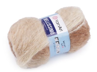 Pletací příze Bellissimo 150 g{% if variant.name %} – 2 (1402) béžová hnědá{% endif %}