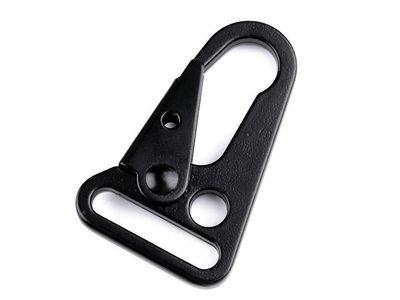 Kovová karabina průvlek 25 mm{% if variant.name %} – 2 černá{% endif %}