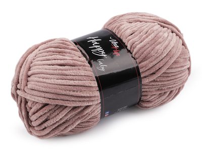 Pletací žinylková příze Happy Baby 100 g - 5 (41064) béžová tm.