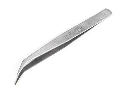 Kovová pinzeta délka 12,5 cm{% if variant.name %} – 1 nikl zahnutá{% endif %}