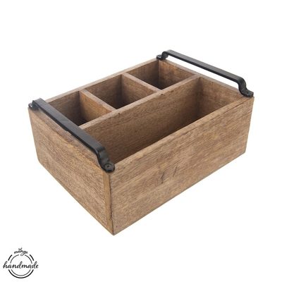 Stojan dřevo MANGO na kořenky a dochucovadla - 25 x 18,5 x 12,5 cm{% if product.brand.name %} – Morex{% endif %}
