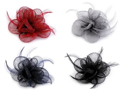 Fascinátor / brož květ Ø10 cm{% if product.brand.name %} – Stoklasa{% endif %}