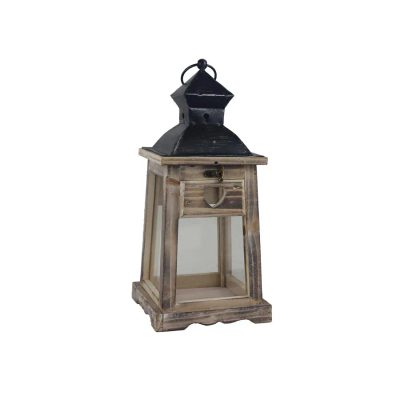 Dřevěná lucerna D7217/A - výška 35 cm{% if product.brand.name %} – {% endif %}