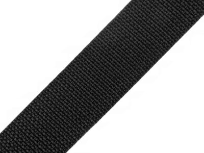 Popruh polypropylénový šíře 30 mm návin 25 METRŮ{% if variant.name %} – 02 černá{% endif %}