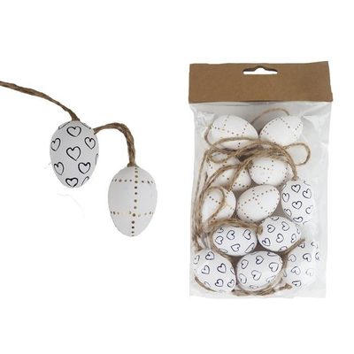 Dekorační vajíčka, 12 ks X4787 - dia 2,5 x 4 cm{% if product.brand.name %} – Morex{% endif %}