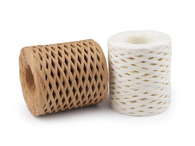 Lýko rafie k pletení tašek - přírodní, šíře 5-8 mm{% if product.brand.name %} – Stoklasa{% endif %}