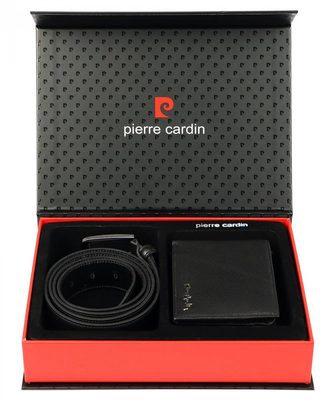 Pierre Cardin Dárková pánská luxusní sada kožený opasek a peněženka{% if product.brand.name %} – PIERRE CARDIN{% endif %}