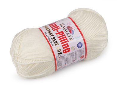 Pletací příze Everyday Bebe Lux 100 g{% if variant.name %} – 2 (70402) krémová světlá{% endif %}