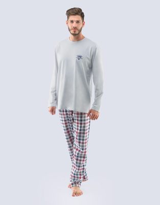 Pánské pyžamo dlouhé{% if product.brand.name %} – Gina{% endif %}