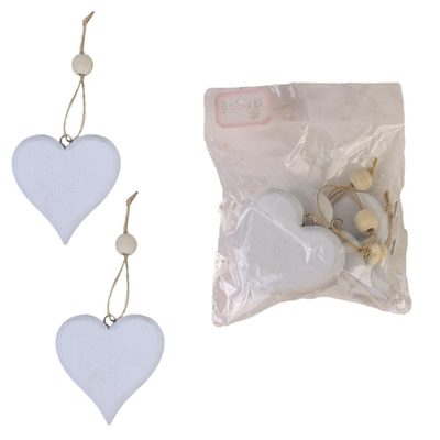 Dekorace srdce, 3ks D4080-01 - 8 x 8 x 1.50 cm{% if product.brand.name %} – Morex{% endif %}