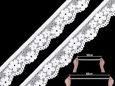 Elastická krajka šíře 28 mm METRÁŽ{% if product.brand.name %} – Stoklasa{% endif %}