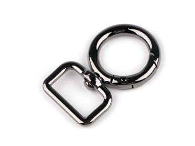 Kovová karabina průvlek 19 mm{% if variant.name %} – 4 nikl černý{% endif %}