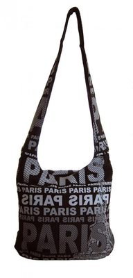 Moderní crossbody taška PARIS s šedým potiskem – fotka 2