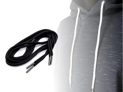 Oděvní šňůra s koncovkami do kapucí, délka 130 cm 2 kusy{% if product.brand.name %} – Galanterka{% endif %}