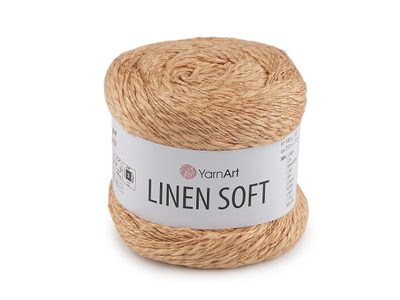 Pletací příze Linen Soft 100 g{% if variant.name %} – 3 (7305) béžová velbloudí{% endif %}