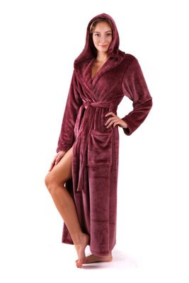 Župan s kapucí Siena mauve wine 31 56 4853{% if variant.name %} – XL{% endif %}