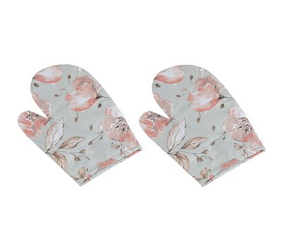 Kuchyňská chňapka - 2ks Lososová,Šedá,Hnědá CH/238 28x18 cm{% if product.brand.name %} – Bellatex{% endif %}
