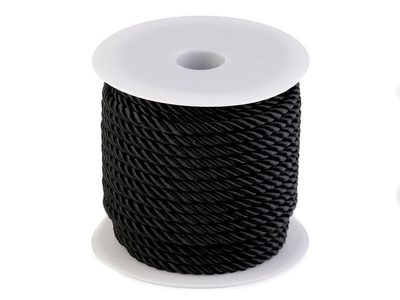 Šňůra kroucená Ø5 mm návin 20 metrů{% if variant.name %} – 5 černá{% endif %}