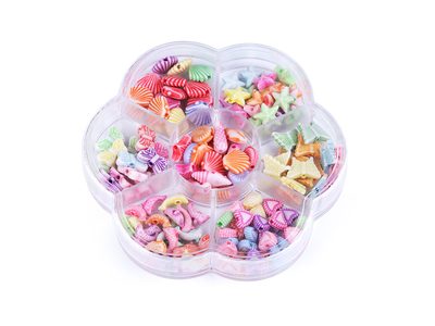 Sada plastových korálků v boxu{% if variant.name %} – 5 mix{% endif %}