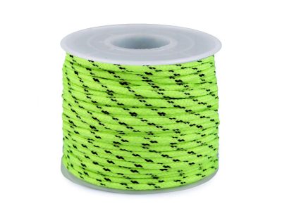 Padáková  oděvní šňůra Ø2,5 mm návin 25 m{% if variant.name %} – 2 zelená neon {% endif %}