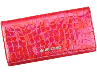 Gregorio Kožená červená dámská peněženka dárkové krabičce{% if product.brand.name %} – Gregorio{% endif %}