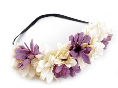 Pružná čelenka s květy{% if product.brand.name %} – Stoklasa{% endif %}