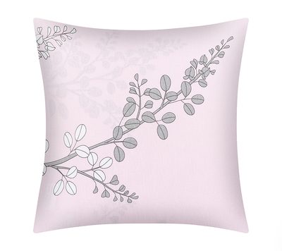 Povláček bavlněný Růžová,Šedá 90/133A 40x40 cm{% if product.brand.name %} – {% endif %}