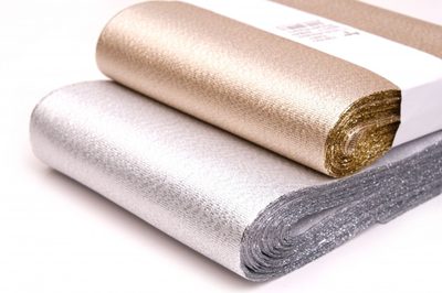 Stuha lurexová torsade šíře 110 mm návin 10 metrů{% if product.brand.name %} – Galanterka{% endif %}