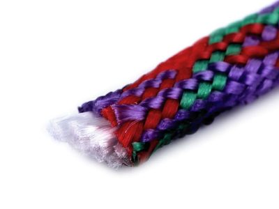 Padáková šňůra PARACORD modro - zelená  25 m – fotka 2