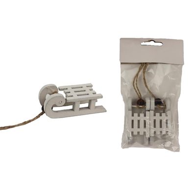 Dekorační sáňky, 2 ks D4294 - 6,2 x 2,8 x 2,5 cm{% if product.brand.name %} – Morex{% endif %}