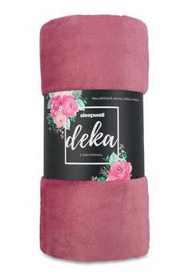 Deka MF UNI SLEEP WELL starorůžová 150x200 cm – fotka 1