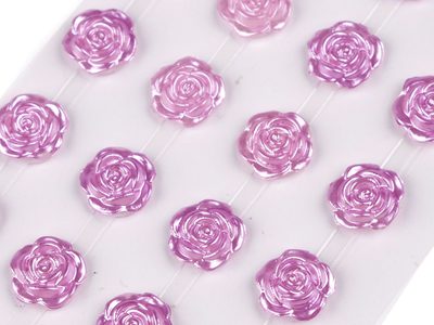 Samolepící růže na lepícím proužku Ø11 mm{% if variant.name %} – 7 fialová lila{% endif %}