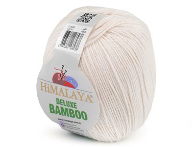 Pletací příze Deluxe Bamboo 100 g{% if variant.name %} – 2 (02) krémová světlá{% endif %}