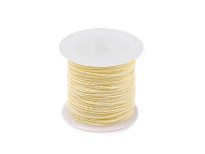 Šnůrka PES kroucená Ø1 mm voskovaná{% if variant.name %} – 2 vanilková{% endif %}