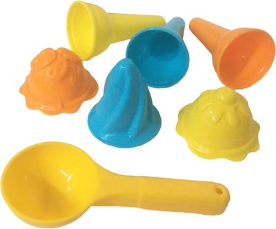 PL Formičky zmrzlina set 3 kornouty s kopečkem zmrzliny se lžící na písek{% if product.brand.name %} – {% endif %}