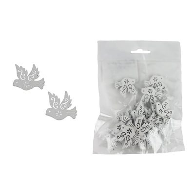Dekorace ptáček, 25 ks D6617 - 3 x 3,3 x 0,3 cm{% if product.brand.name %} – {% endif %}