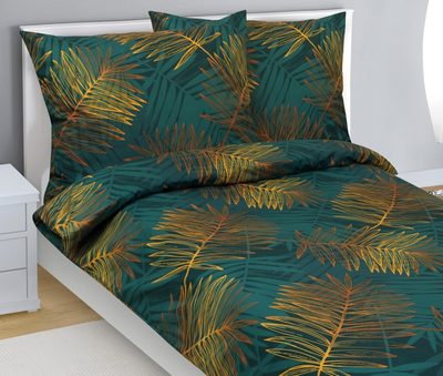 Bavlněné povlečení Zelená,Žlutá 90/674{% if product.brand.name %} – Bellatex{% endif %}
