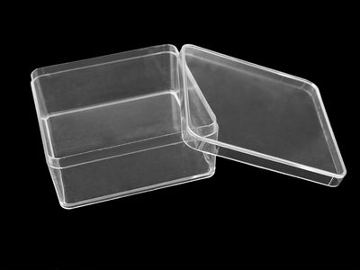 Plastová krabička / box s víkem 9,5x9,5x4 cm{% if product.brand.name %} – Stoklasa{% endif %}