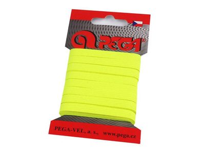 Prádlová pruženka na kartě šíře 7 mm barevná{% if variant.name %} – 3 (4206) žlutozelená ost. neon{% endif %}