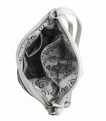 Kožená malá dámská crossbody kabelka tmavě modrá-hnědá