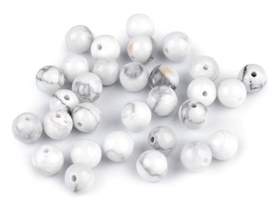 Minerálové korálky Howlit Ø6 mm 10ks{% if product.brand.name %} – Galanterka{% endif %}