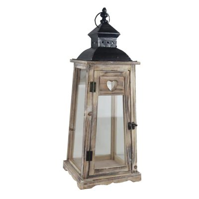 Dřevěná lucerna D7217/B - výška 57 cm{% if product.brand.name %} – {% endif %}