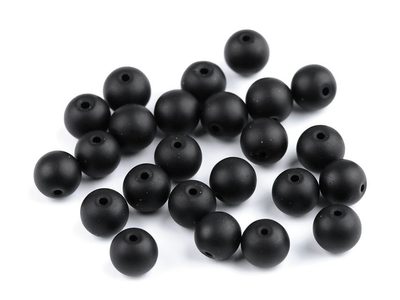 Skleněné korálky Ø8 mm matné sáček 10 kusů{% if product.brand.name %} – Galanterka{% endif %}