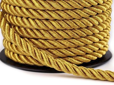 Šňůra kroucená Ø7 mm návin 20 metrů{% if variant.name %} – 7 zlatá{% endif %}