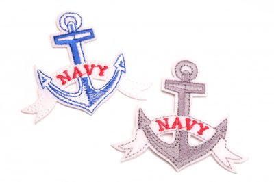 Nažehlovačka kotva NAVY 7x6,5cm{% if product.brand.name %} – Galanterka{% endif %}